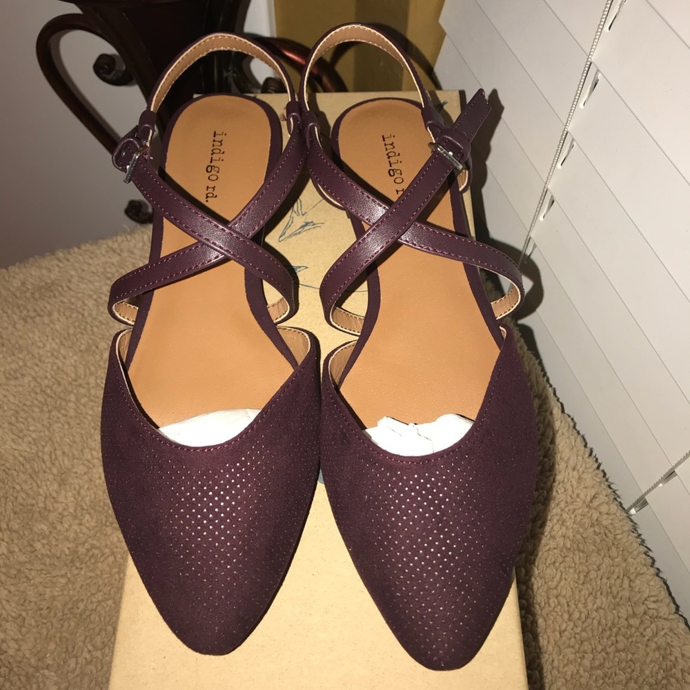 Indigo rd Genetic4 Pointed-Toe Ballet Flats - 7.5M